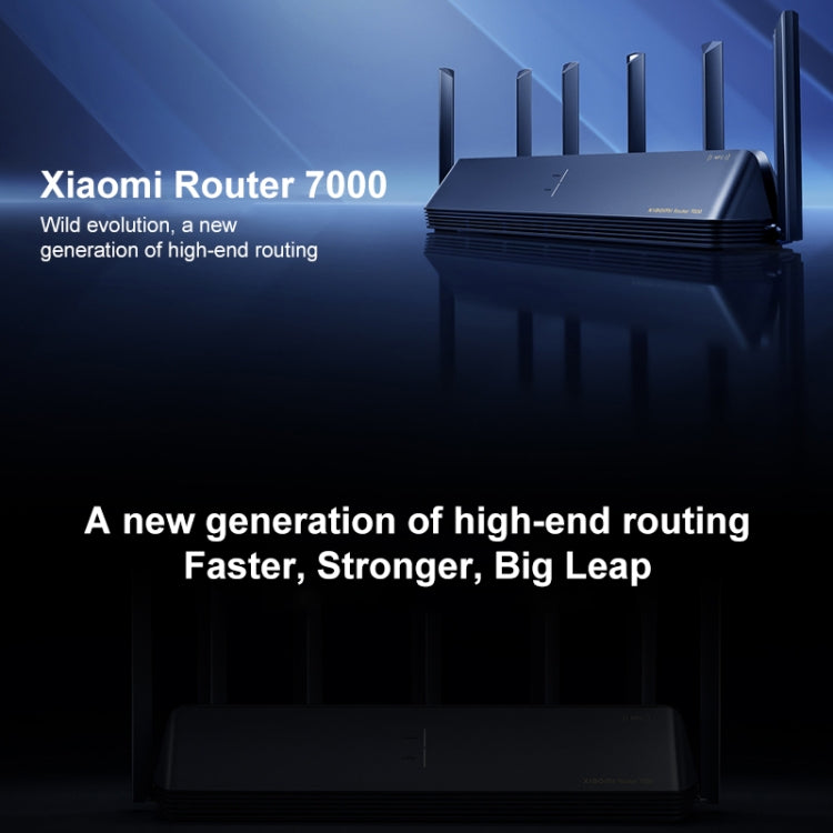 Original Xiaomi WiFi Router 7000 Amplificador de señal independiente de 8 canales Memoria de 1 GB, enchufe de EE. UU., BE7000