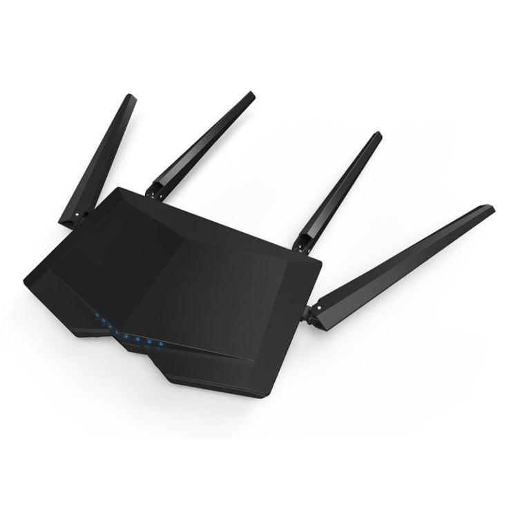 Tenda AC6 AC1200 enrutador inalámbrico inteligente de doble banda 5GHz 867Mbps + 2,4 GHz 300Mbps enrutador WiFi con 4 * 5dBi antenas externas, AC6