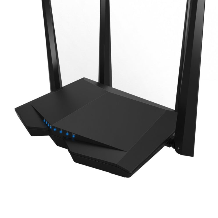 Tenda AC6 AC1200 enrutador inalámbrico inteligente de doble banda 5GHz 867Mbps + 2,4 GHz 300Mbps enrutador WiFi con 4 * 5dBi antenas externas, AC6