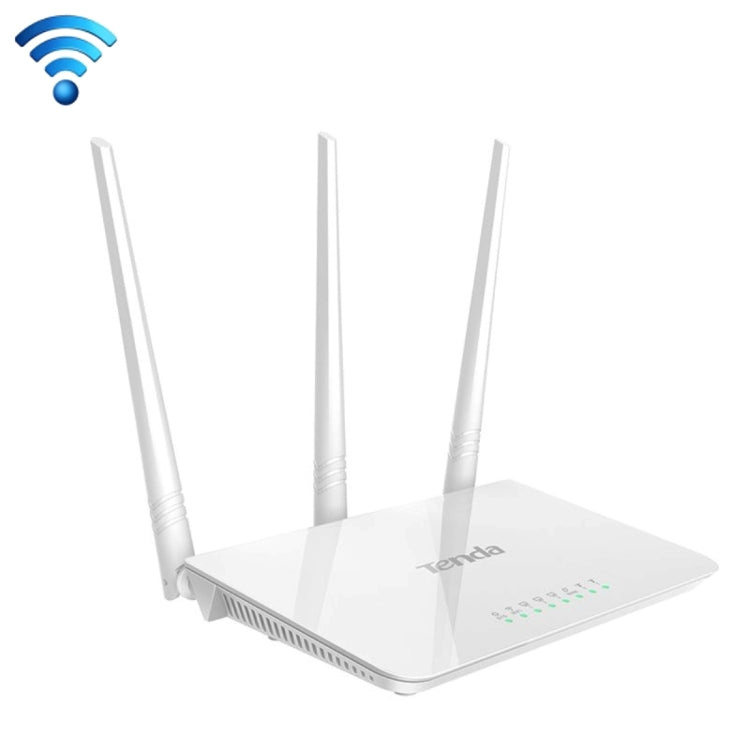 Tenda F3 Inalámbrico 2.4GHz 300Mbps WiFi Router con 3 * 5dBi Antenas Externas, F3