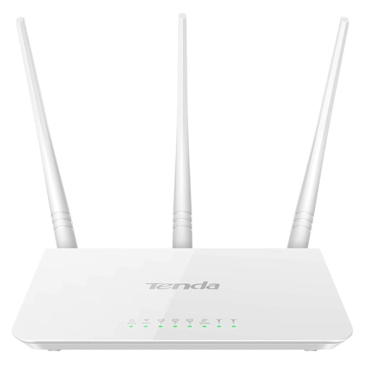 Tenda F3 Inalámbrico 2.4GHz 300Mbps WiFi Router con 3 * 5dBi Antenas Externas, F3