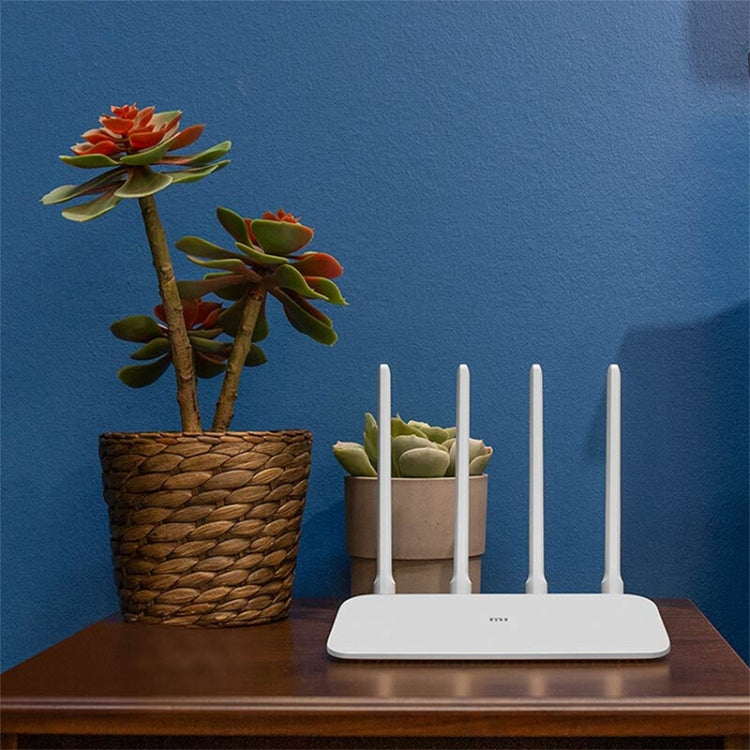 Original Xiaomi WiFi Router 4A Smart APP Control AC1200 1167Mbps 128MB 2.4GHz y 5GHz CPU de doble núcleo Puerto Gigabit Ethernet Repetidor de enrutador inalámbrico con 4 antenas, soporte Web y Android e iOS, enchufe de EE. UU., 4A (Dual-core CPU)
