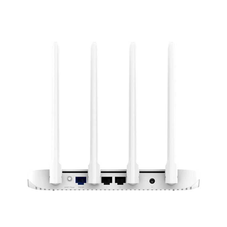 Original Xiaomi WiFi Router 4A Smart APP Control AC1200 1167Mbps 128MB 2.4GHz y 5GHz CPU de doble núcleo Puerto Gigabit Ethernet Repetidor de enrutador inalámbrico con 4 antenas, soporte Web y Android e iOS, enchufe de EE. UU., 4A (Dual-core CPU)