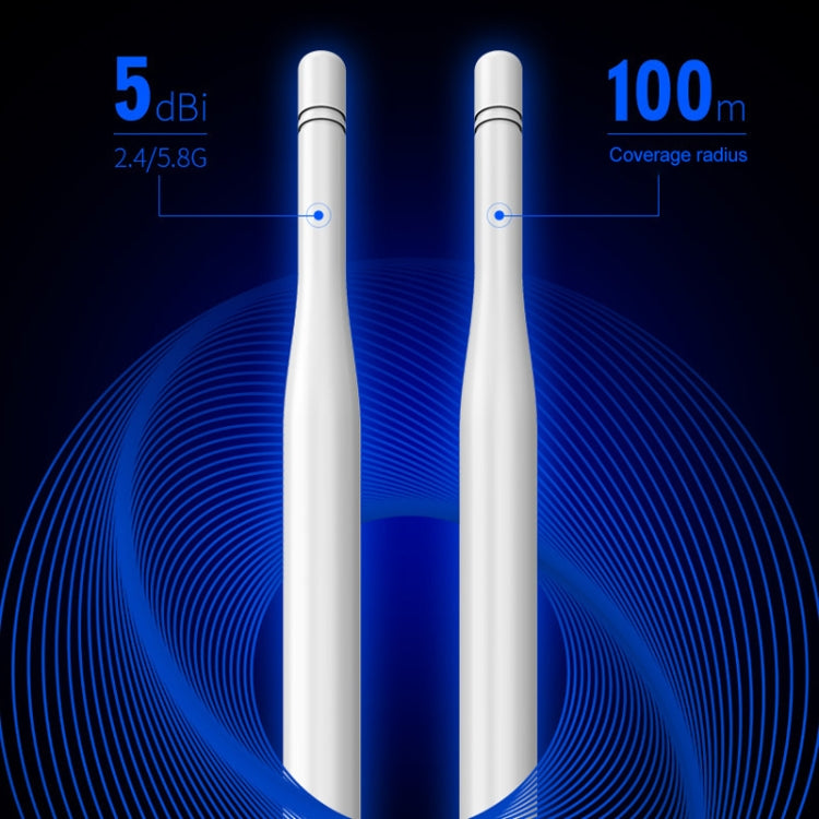 COMFAST CF-EW74 1200Mbs Amplificador de señal de frecuencia dual impermeable para exteriores Repetidor de enrutador inalámbrico Estación base WIFI con 2 antenas, CF-EW74