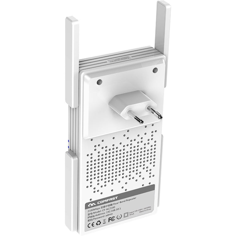 COMFAST CF-AC2100 2100Mbps Amplificador de señal WIFI inalámbrico Repetidor Booster Router de red con 4 antenas, enchufe de Reino Unido, CF-AC2100, EU Plug, CF-AC2100, UK Plug
