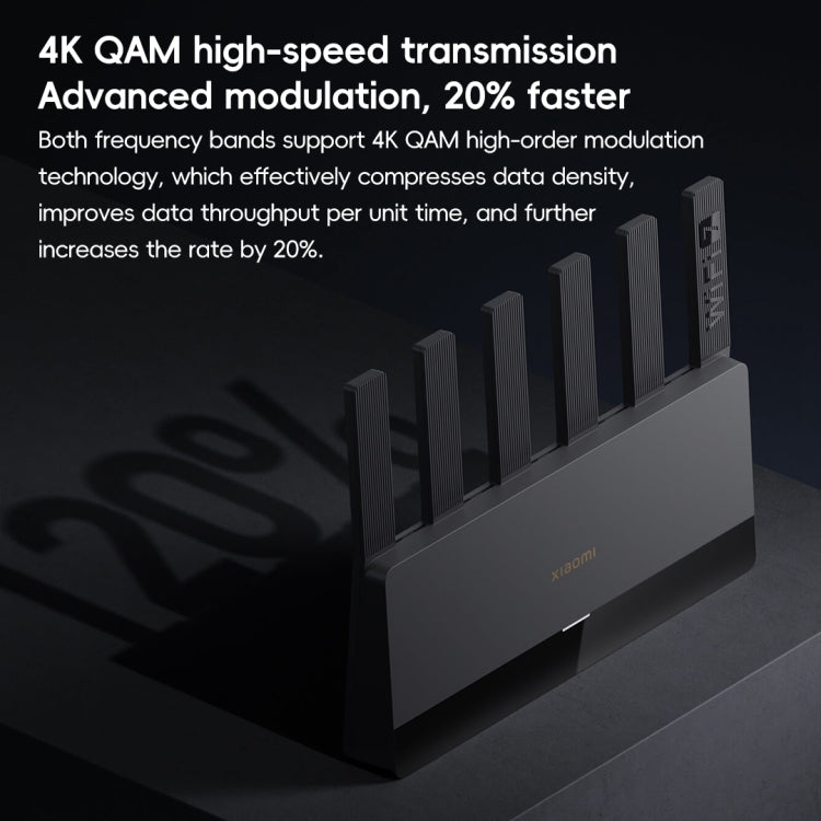 Router Xiaomi BE6500 WiFi 7 2.4GHz 5.0GHz Banda dual 4 núcleos Puerto 2.5G, enchufe de EE. UU., BE6500