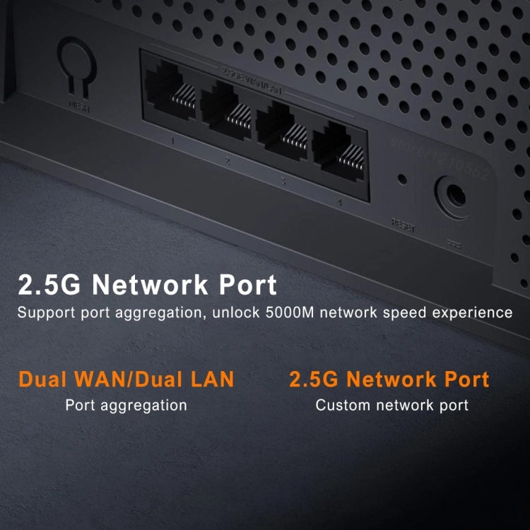 Router Xiaomi BE6500 WiFi 7 2.4GHz 5.0GHz Banda dual 4 núcleos Puerto 2.5G, enchufe de EE. UU., BE6500