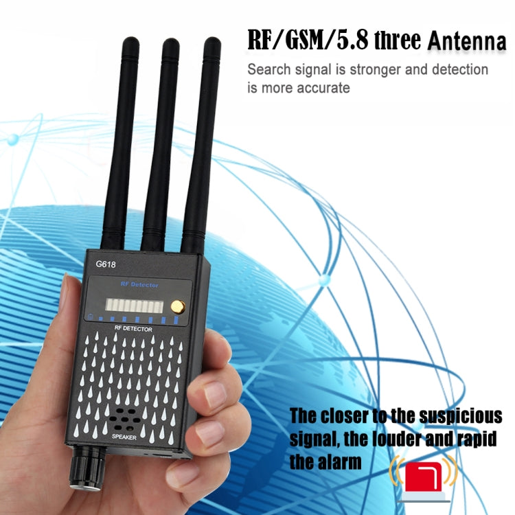 Detector de señal inalámbrica GPS G618 Detector de cámara WiFi
