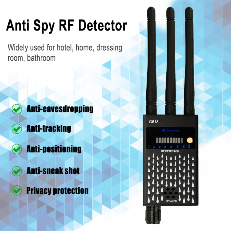 Detector de señal inalámbrica GPS G618 Detector de cámara WiFi