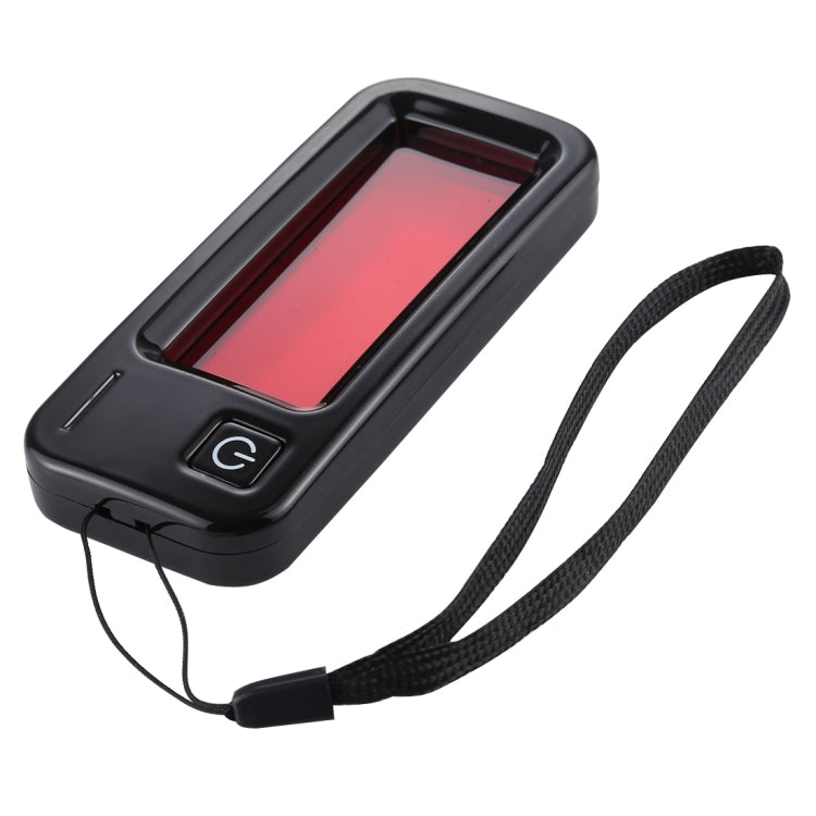 Detector de escaneo de búsqueda de lente de forma rectangular con luz infrarroja y cordón