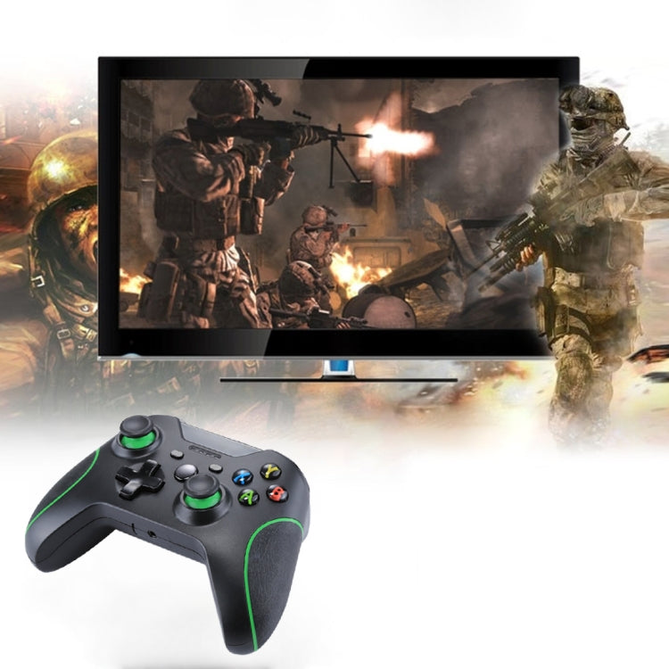 Controlador de juegos USB con cable Gamepad para consola XBOX ONE / PC / computadora portátil, longitud del cable: aproximadamente 2,1 m, HSY-008 (Black), HSY-008
