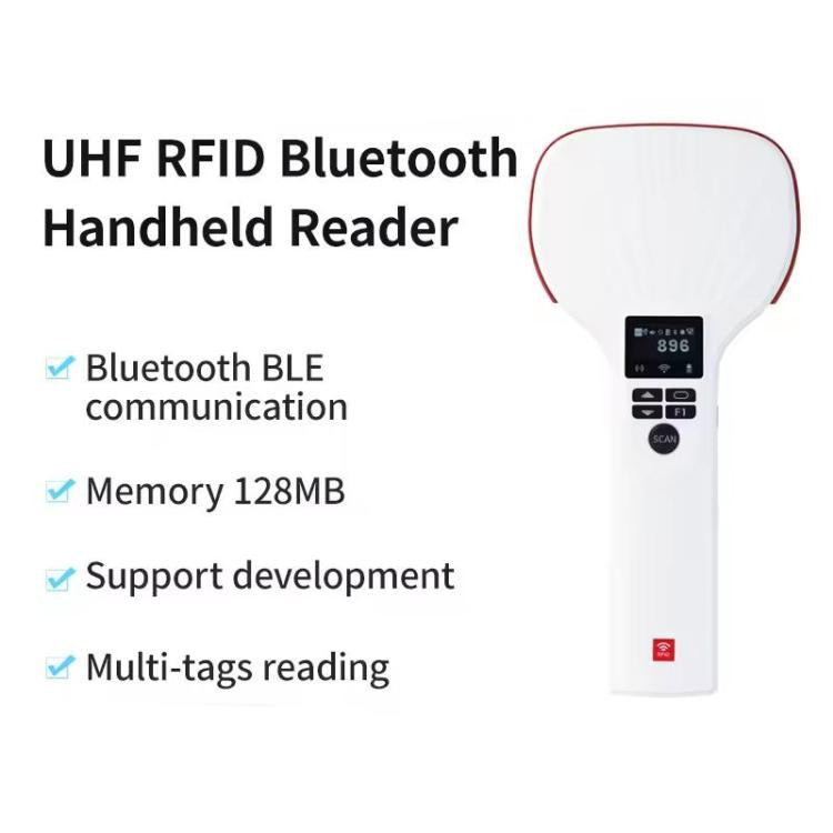 Lector Bluetooth portátil RFID UHF de largo alcance, estilo: estándar + cabezal 2D, Standard + 2D Head, EU Plug, Standard + 2D Head, US Plug, Standard + 2D Head, UK Plug