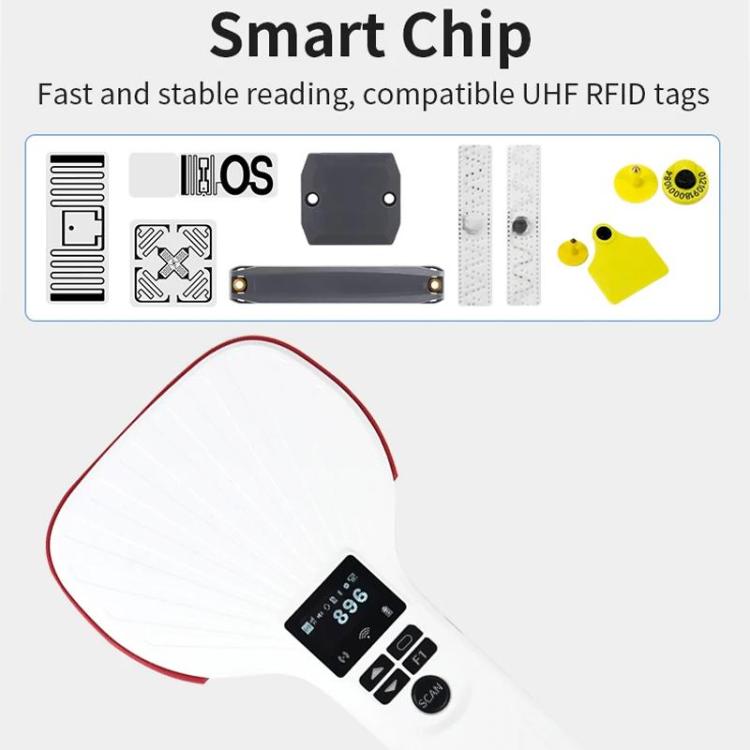 Lector Bluetooth portátil RFID UHF de largo alcance con chip E710, estilo: mejorado + cabezal 2D, Enhanced + 2D Head, EU Plug, Enhanced + 2D Head, US Plug, Enhanced + 2D Head, UK Plug