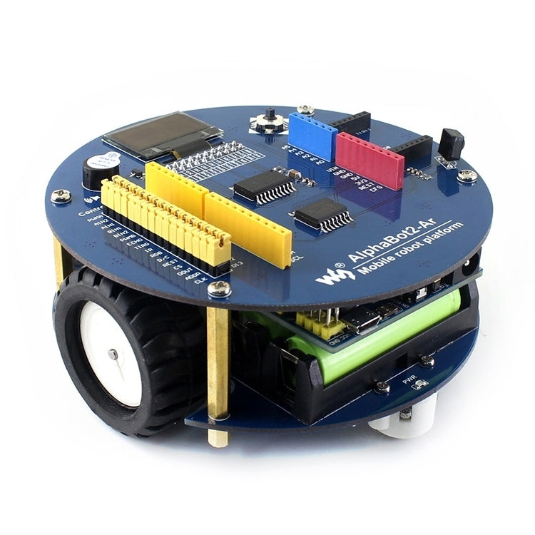Waveshare AlphaBot2 Robot Building Kit para Arduino (sin controlador Arduino), For Arduino (no Arduino Controller)