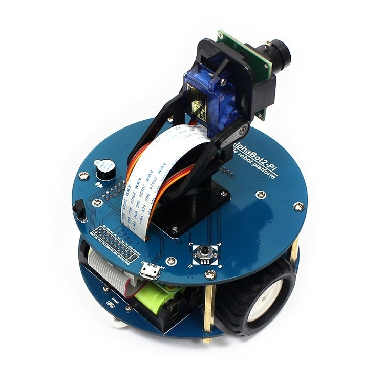 Kit de construcción de robot Waveshare AlphaBot2 para Raspberry Pi 3 Modelo B, For Raspberry Pi 3 Model B