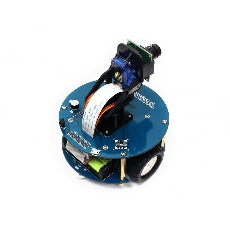 Kit de construcción de robot Waveshare AlphaBot2 para Raspberry Pi 3 Modelo B (sin Pi), For Raspberry Pi 3 Model B (No Pi)