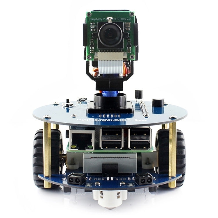 Kit de construcción de robot Waveshare AlphaBot2 para Raspberry Pi 3 Modelo B (sin Pi), For Raspberry Pi 3 Model B (No Pi)