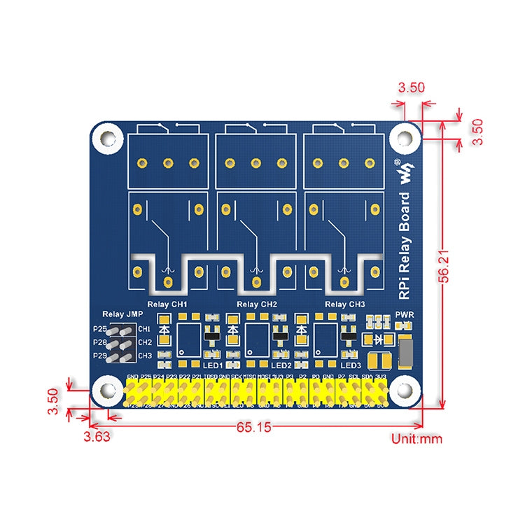 Tablero de relé Waveshare RPi, RPi Relay Board
