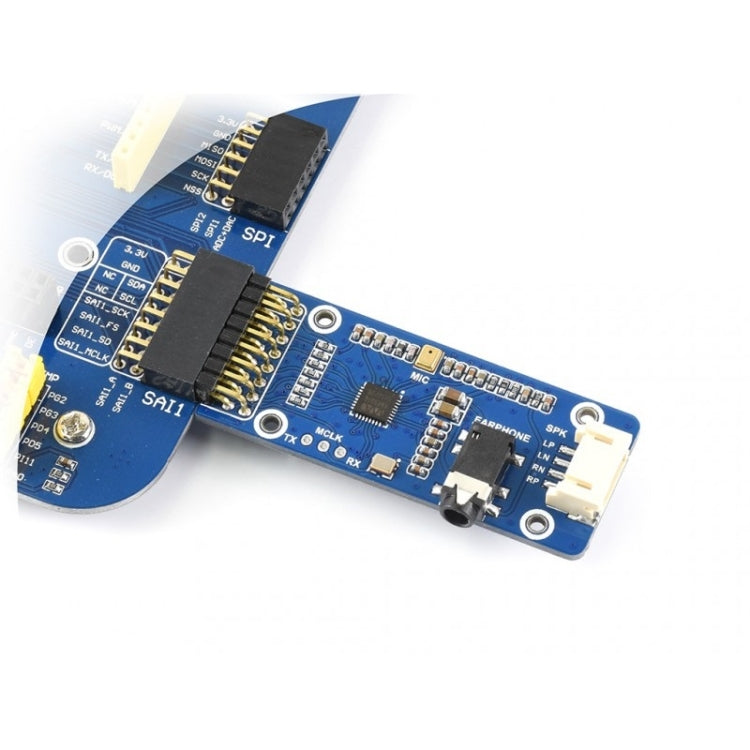 Módulo de audio CODEC estéreo Waveshare WM8960, reproducción/grabación, Stereo CODEC Audio Module