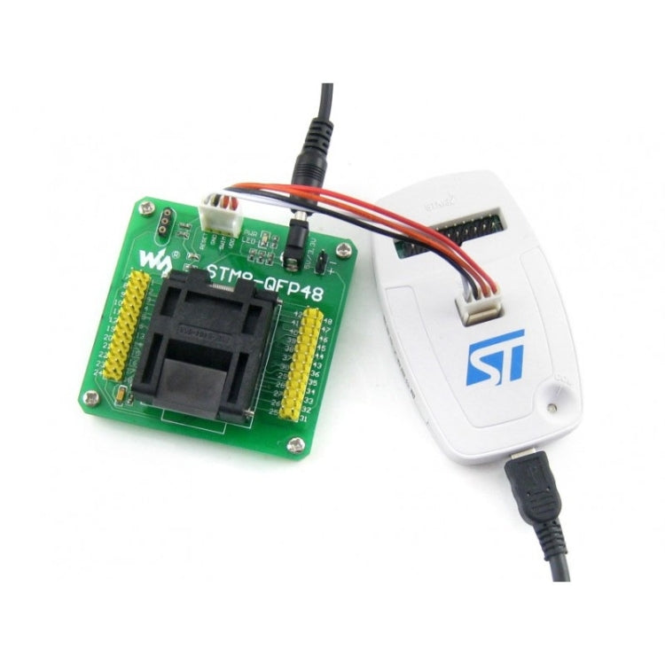 Waveshare STM8-QFP48, adaptador de programador