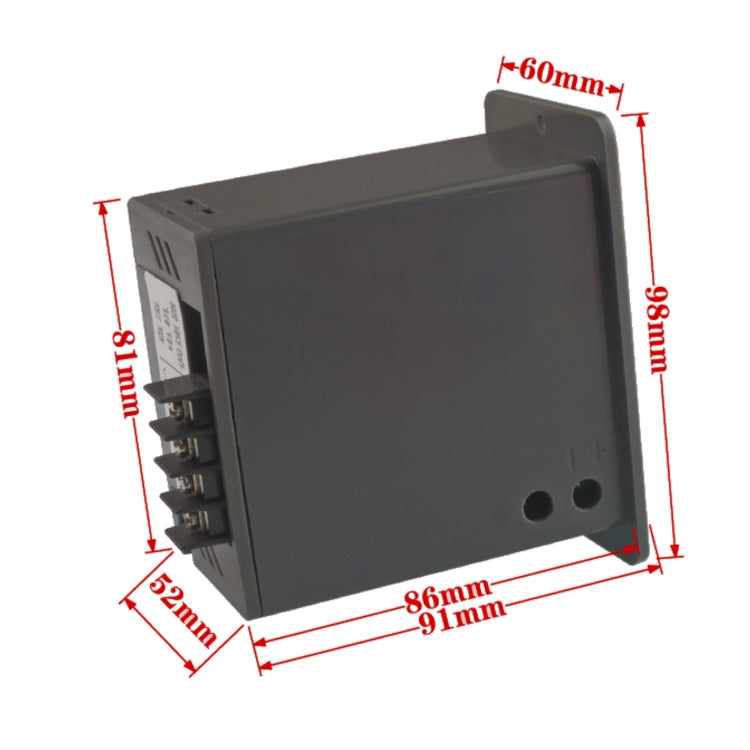LDTR-WG0265 DC 6A Regulador de velocidad del motor Controlador de motor lento Interruptor de control giratorio positivo y negativo 12V / 24V / 36V / 48V