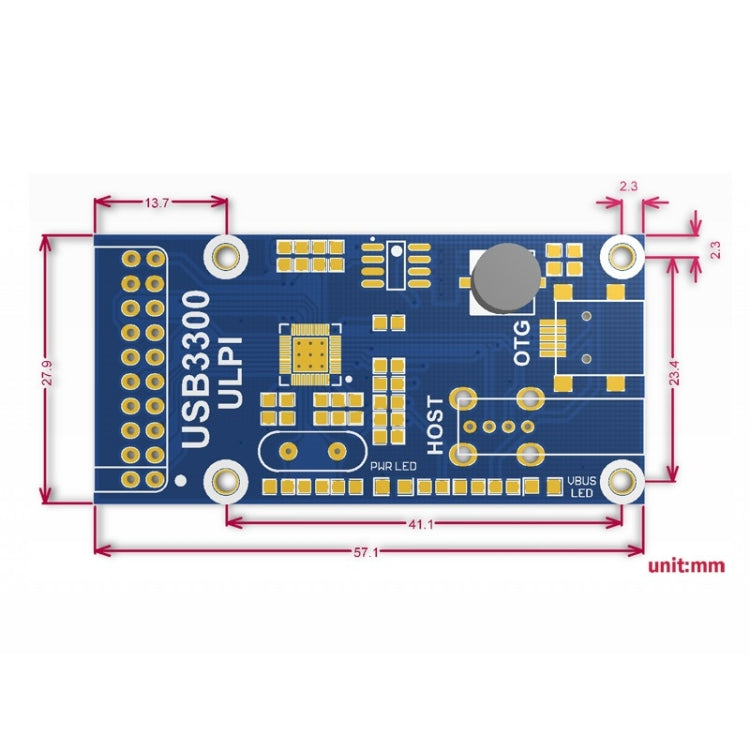 Tarjeta Waveshare USB3300 USB HS