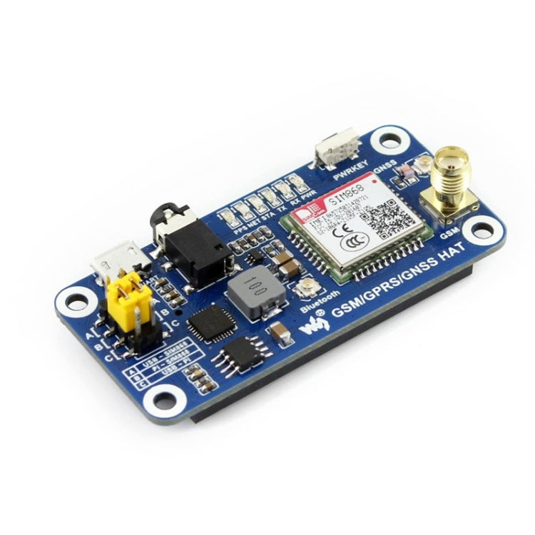 Waveshare GSM/GPRS/GNSS/Bluetooth SOMBRERO para Raspberry Pi, GSM/GPRS/GNSS/Bluetooth HAT