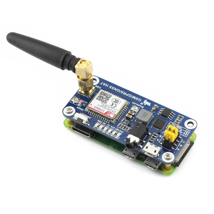 Waveshare GSM/GPRS/GNSS/Bluetooth SOMBRERO para Raspberry Pi, GSM/GPRS/GNSS/Bluetooth HAT