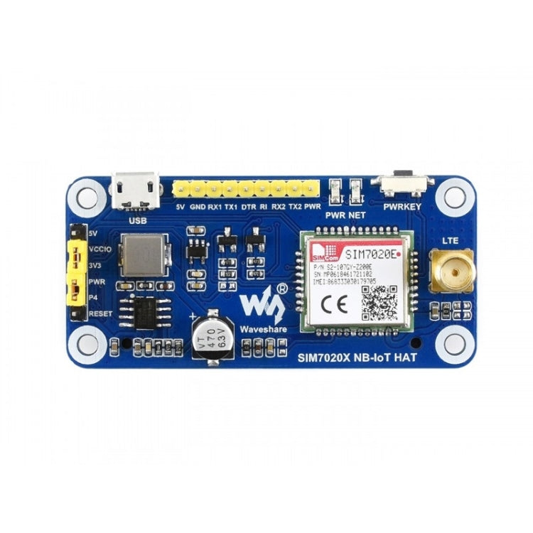 Waveshare NB-IoT HAT para Raspberry Pi, para Europa, Asia, África, Australia, NB-IoT HAT