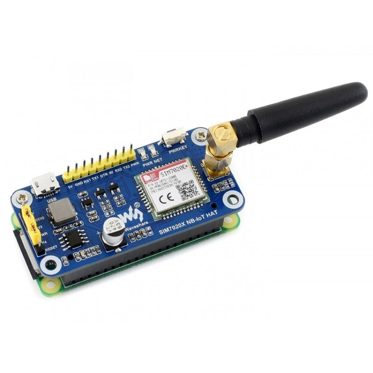 Waveshare NB-IoT HAT para Raspberry Pi, para Europa, Asia, África, Australia, NB-IoT HAT