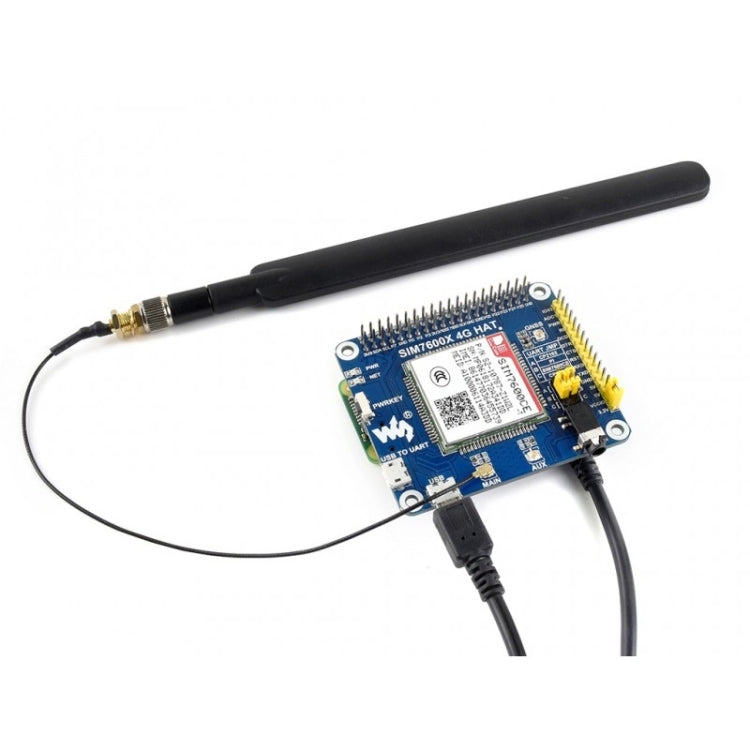 Waveshare 4G / 3G / 2G / GSM / GPRS / GNSS HAT para Raspberry Pi, LTE CAT4, para China