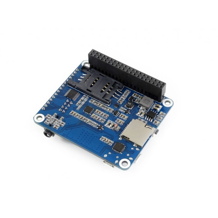 Waveshare 4G / 3G / 2G / GSM / GPRS / GNSS HAT para Raspberry Pi, LTE CAT4, para el Sudeste Asiático, Asia Occidental, Europa, África, 4G / 3G / 2G / GSM / GPRS / GNSS HAT