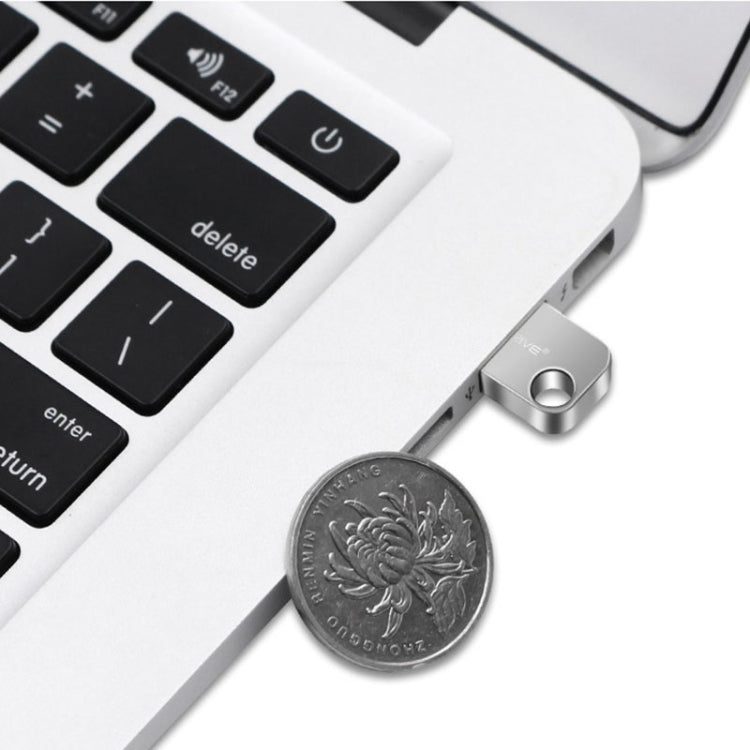 MicroDrive 64GB USB 2.0 Mini disco U semicircular de metal, 64GB