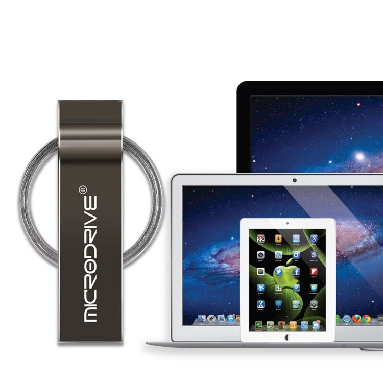MicroDrive 4GB USB 2.0 Metal Llavero U Disco, 4GB