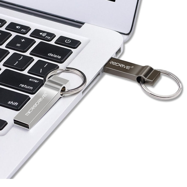 MicroDrive 16GB USB 2.0 Metal Llavero U Disco, 16GB