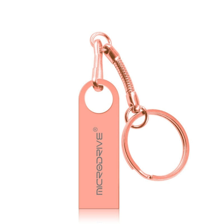 MicroDrive 8GB USB 2.0 Metal resistente al agua de alta velocidad U Disk (Oro), 8GB