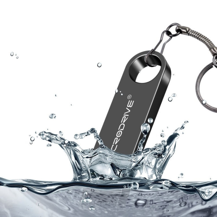 MicroDrive 64GB USB 2.0 Metal resistente al agua de alta velocidad U Disk (gris), 64GB