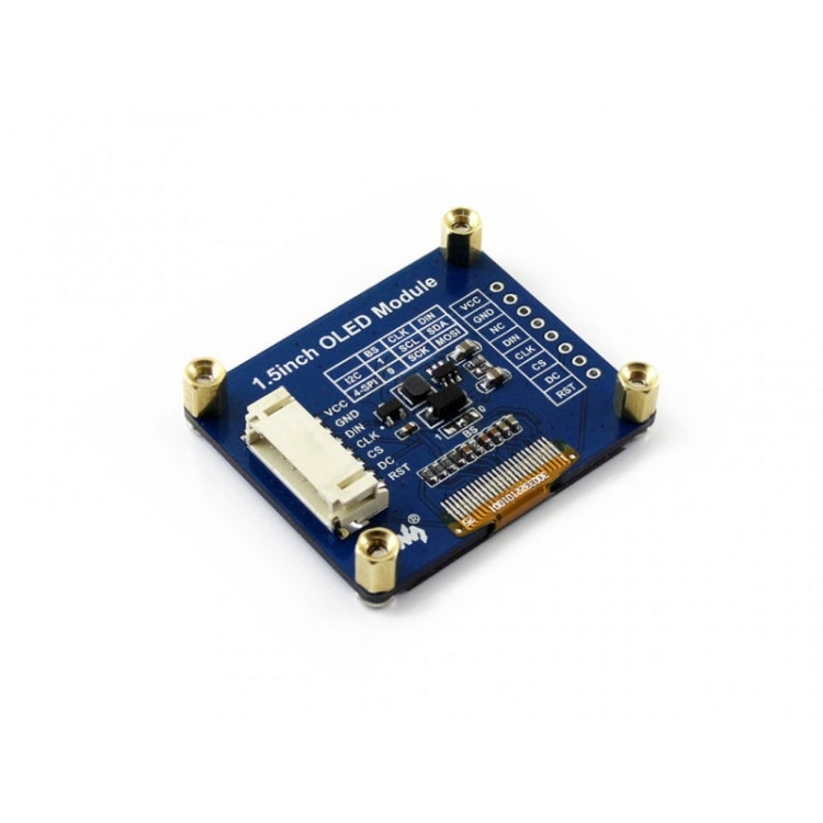 Waveshare General Módulo de pantalla OLED de 1,5 pulgadas 128x128, interfaz SPI/I2C, 13992