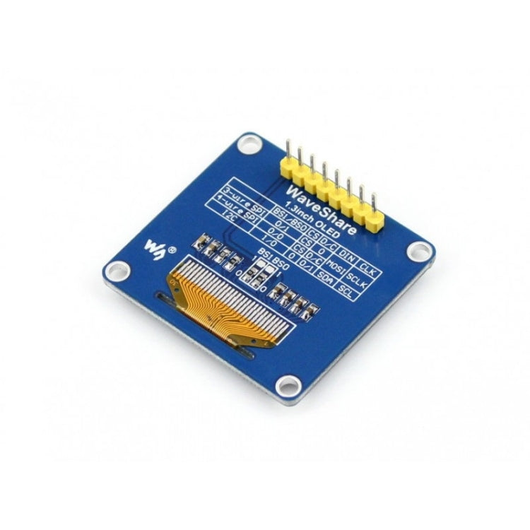 Waveshare 1,3 pulgadas 128*64 OLED, interfaces SPI/I2C, Pinhead Vertical recto
