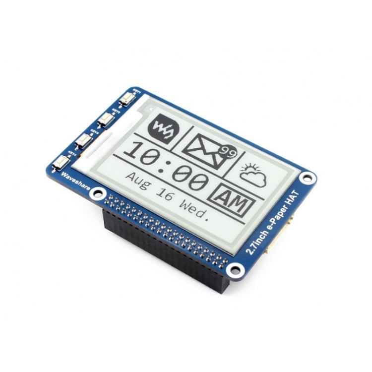 Waveshare 2.7 pulgadas 264x176E-Ink Display HAT para Raspberry Pi, Interfaz SPI
