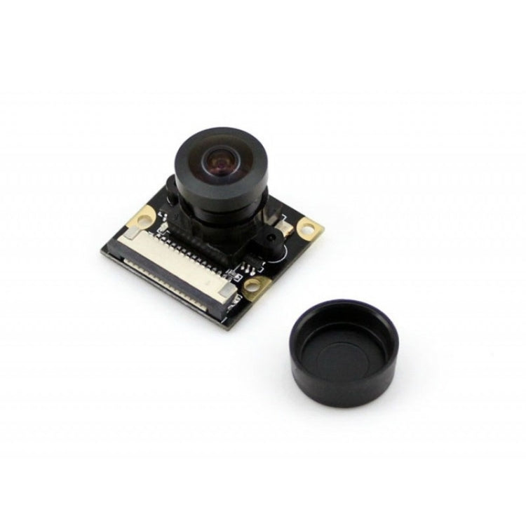 Módulo de cámara Waveshare RPi (H), lente ojo de pez, compatible con visión nocturna, (H) Fisheye Lens Module