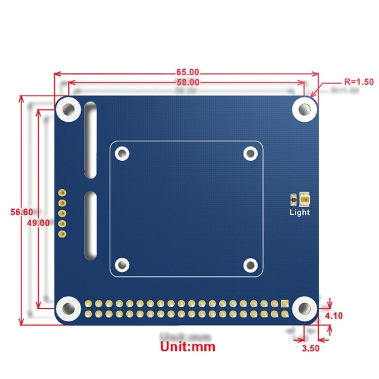 Waveshare 2-DOF Pan-Tilt HAT para Raspberry Pi, detección de intensidad de luz, interfaz I2C, 16138