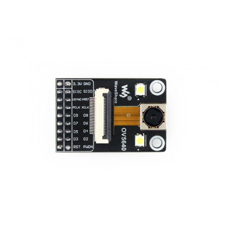 Tarjeta de módulo de cámara Waveshare OV5640 (C), 5 megapíxeles (2592x1944), enfoque automático con flash LED incorporado