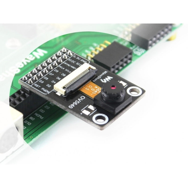 Tarjeta de módulo de cámara Waveshare OV5640 (A), 5 megapíxeles (2592x1944), basada en sensor de imagen OV5640