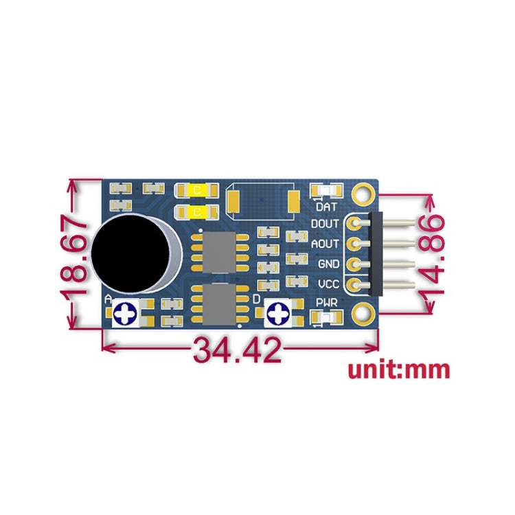 Sensor de sonido de onda compartida
