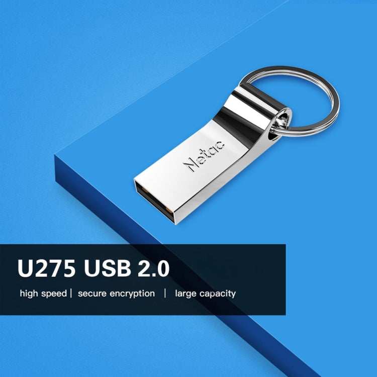 Netac U275 16GB USB 2.0 Cifrado seguro Disco U de aleación de aluminio, 16GB