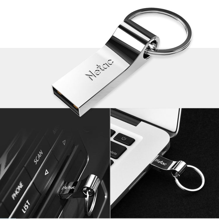 Netac U275 16GB USB 2.0 Cifrado seguro Disco U de aleación de aluminio, 16GB