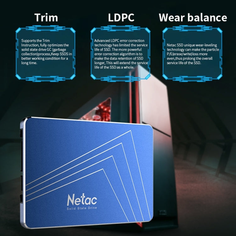 Unidad de estado sólido Netac N600S 1TB SATA 6Gb/s, 1TB