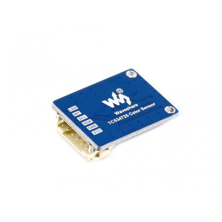 Módulo de sensor de color Waveshare TCS34725, alta sensibilidad, interfaz I2C, Color