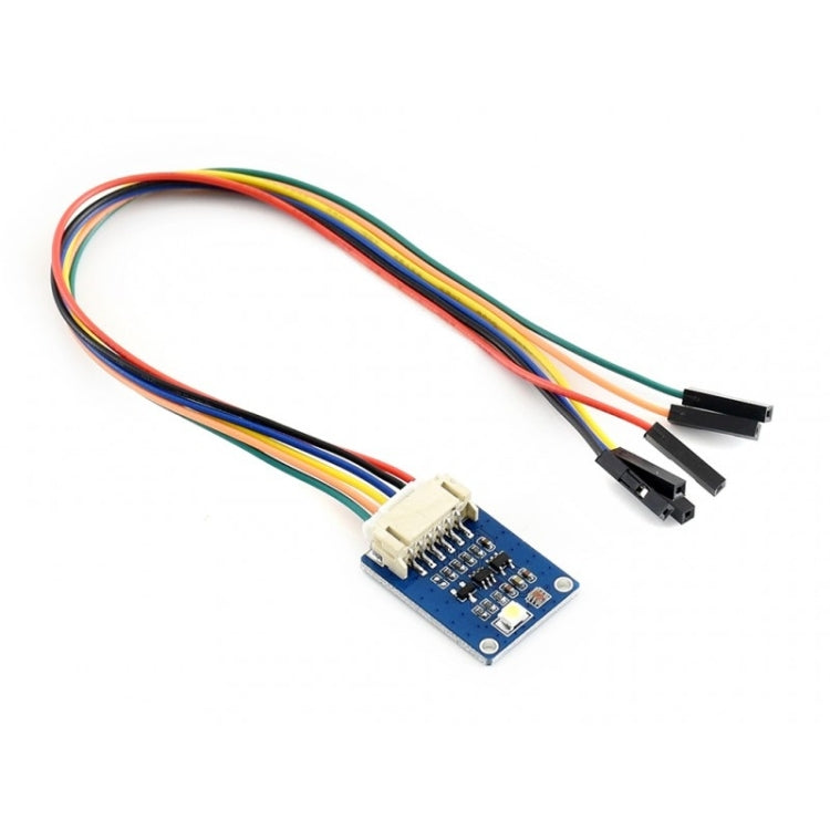 Módulo de sensor de color Waveshare TCS34725, alta sensibilidad, interfaz I2C, Color